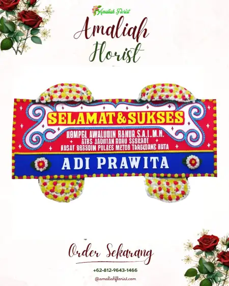 Papan Bunga Ucapan Selamat Tlogoweru
